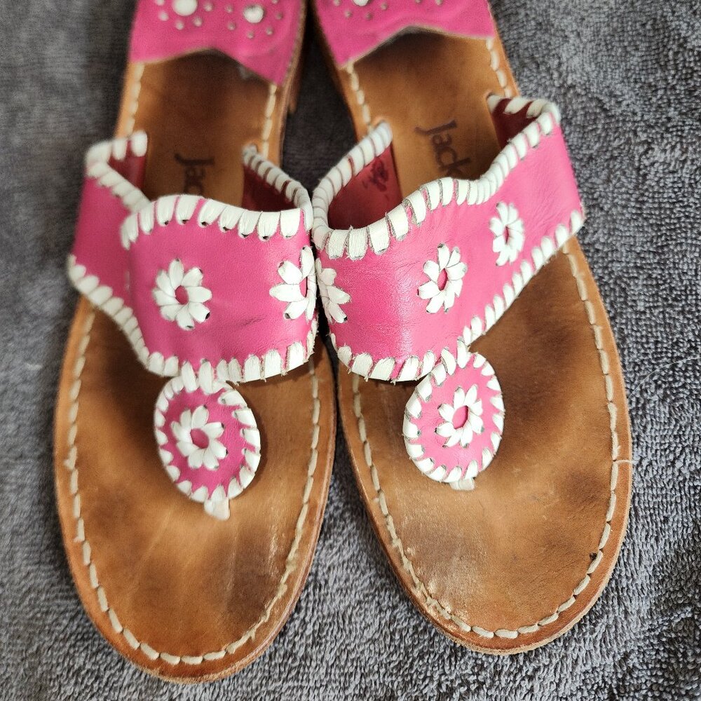 Jack Rogers - Pink and White